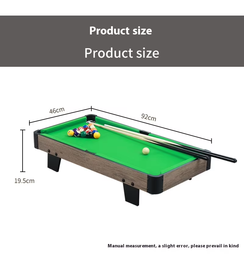 Portable Mini Tabletop Snooker Table, PVC Surface Mini Pool Game ...